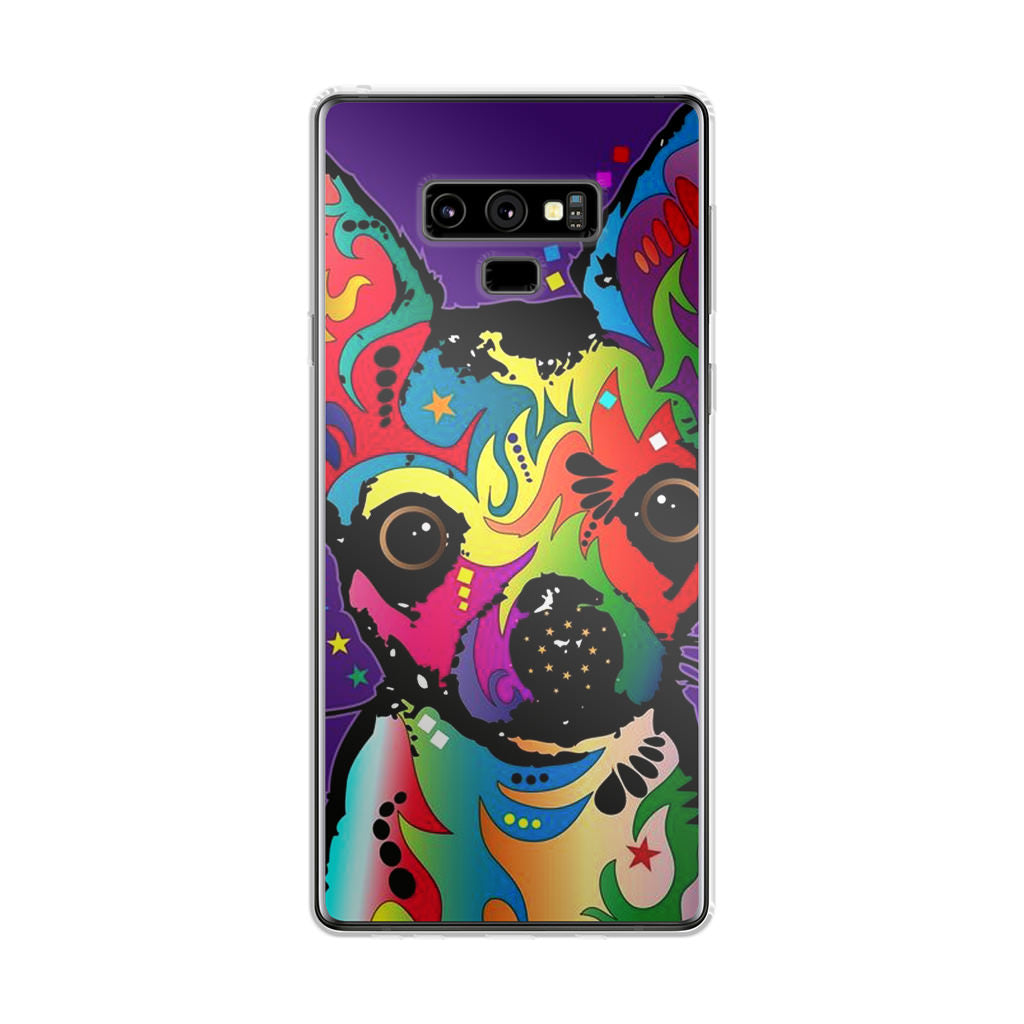 Colorful Chihuahua Galaxy Note 9 Case