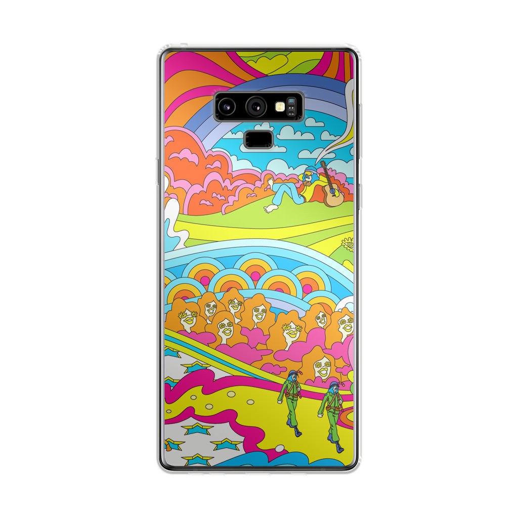 Colorful Doodle Galaxy Note 9 Case