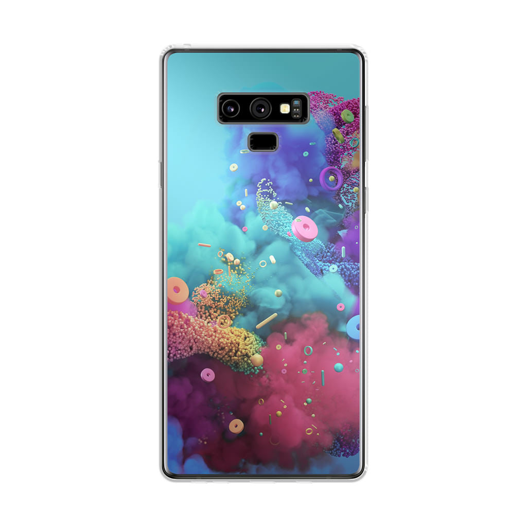 Colorful Smoke Boom Galaxy Note 9 Case