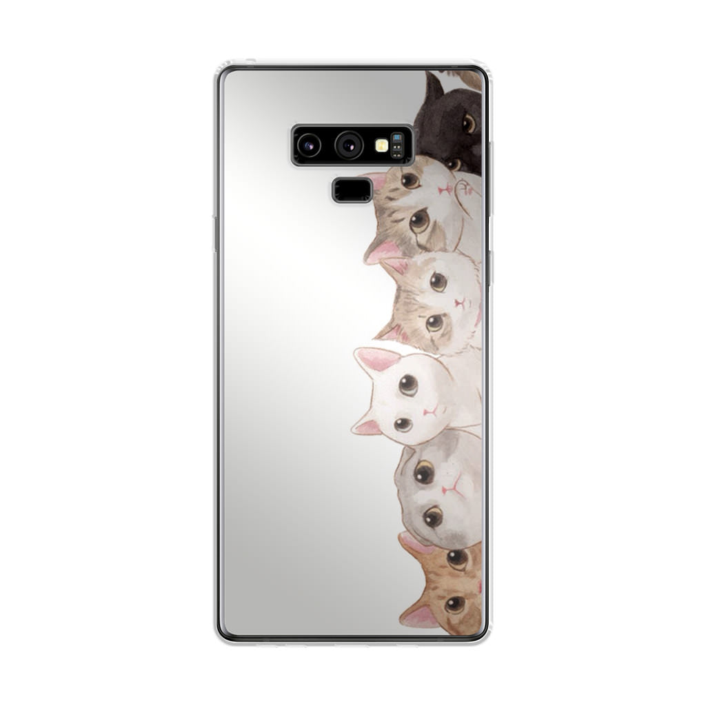 Cute Cats Vertical Galaxy Note 9 Case