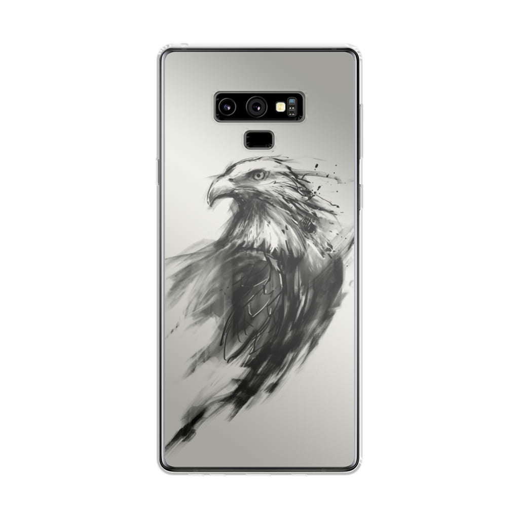 Eagle Art Black Ink Galaxy Note 9 Case