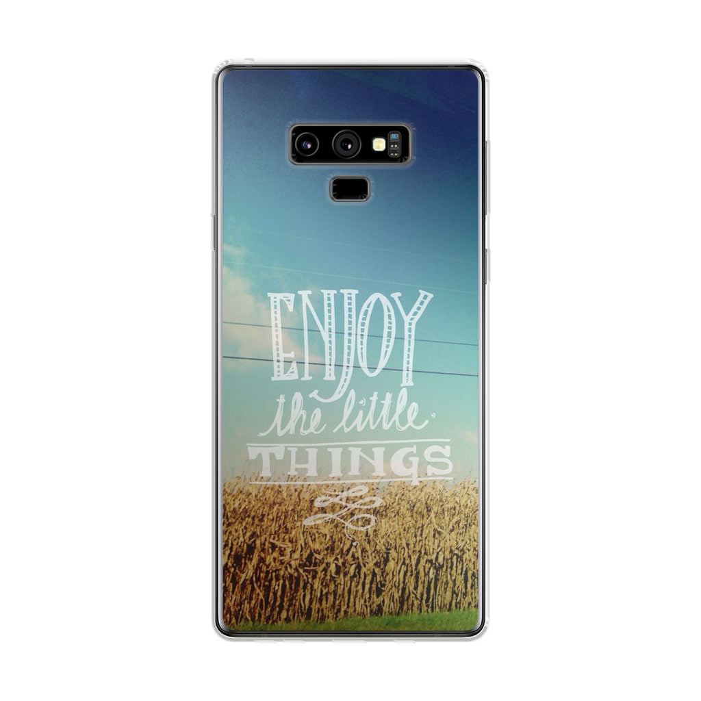 Enjoy The Little Things Galaxy Note 9 Case