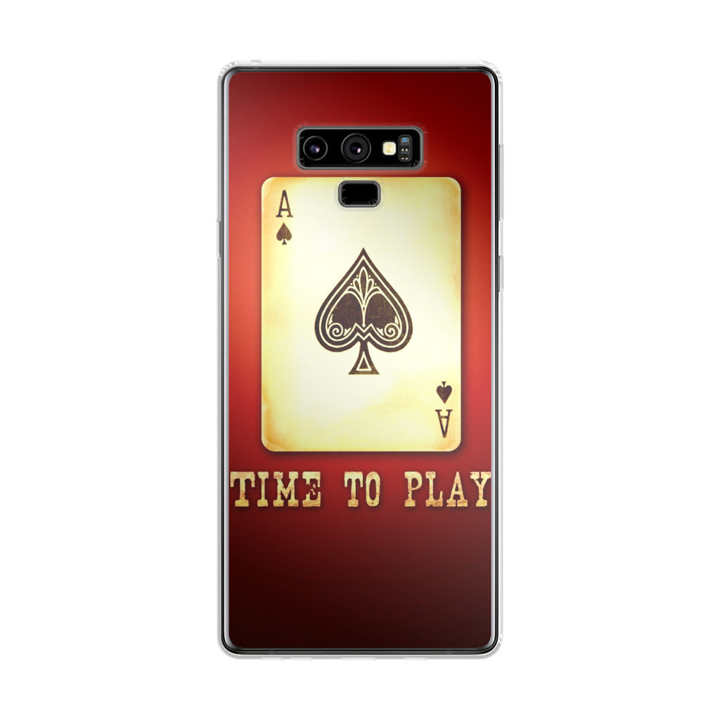 Game Card Time To Play Galaxy Note 9 Case