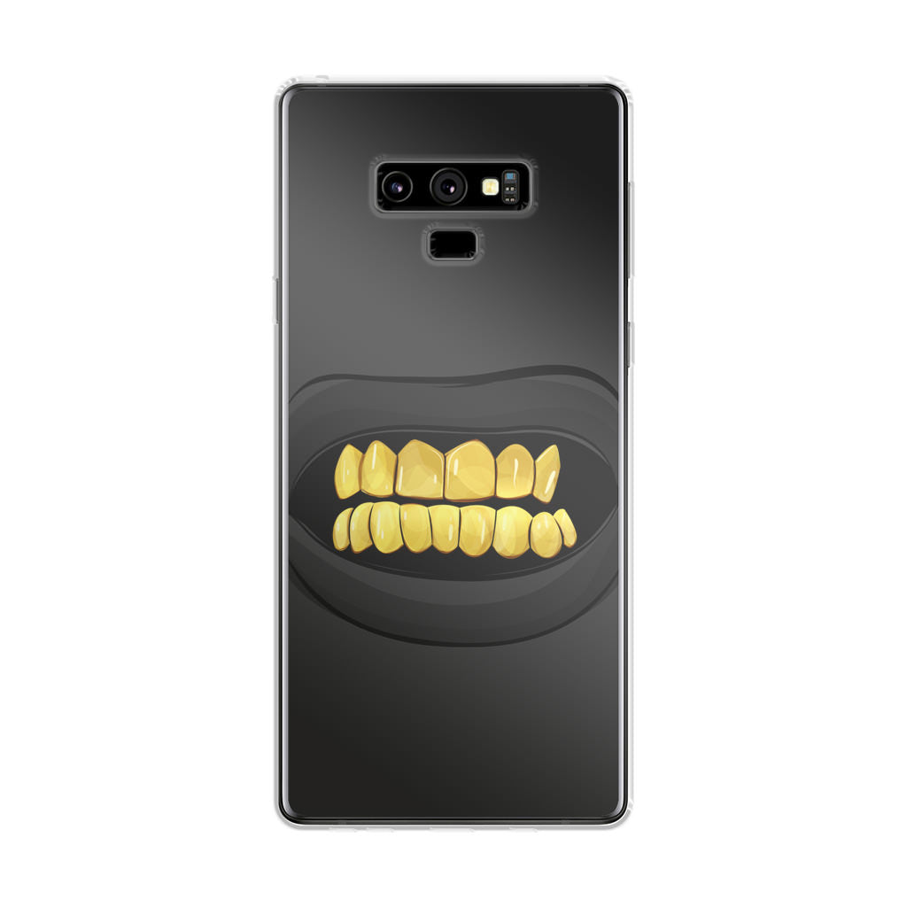 Gold Grillz Galaxy Note 9 Case