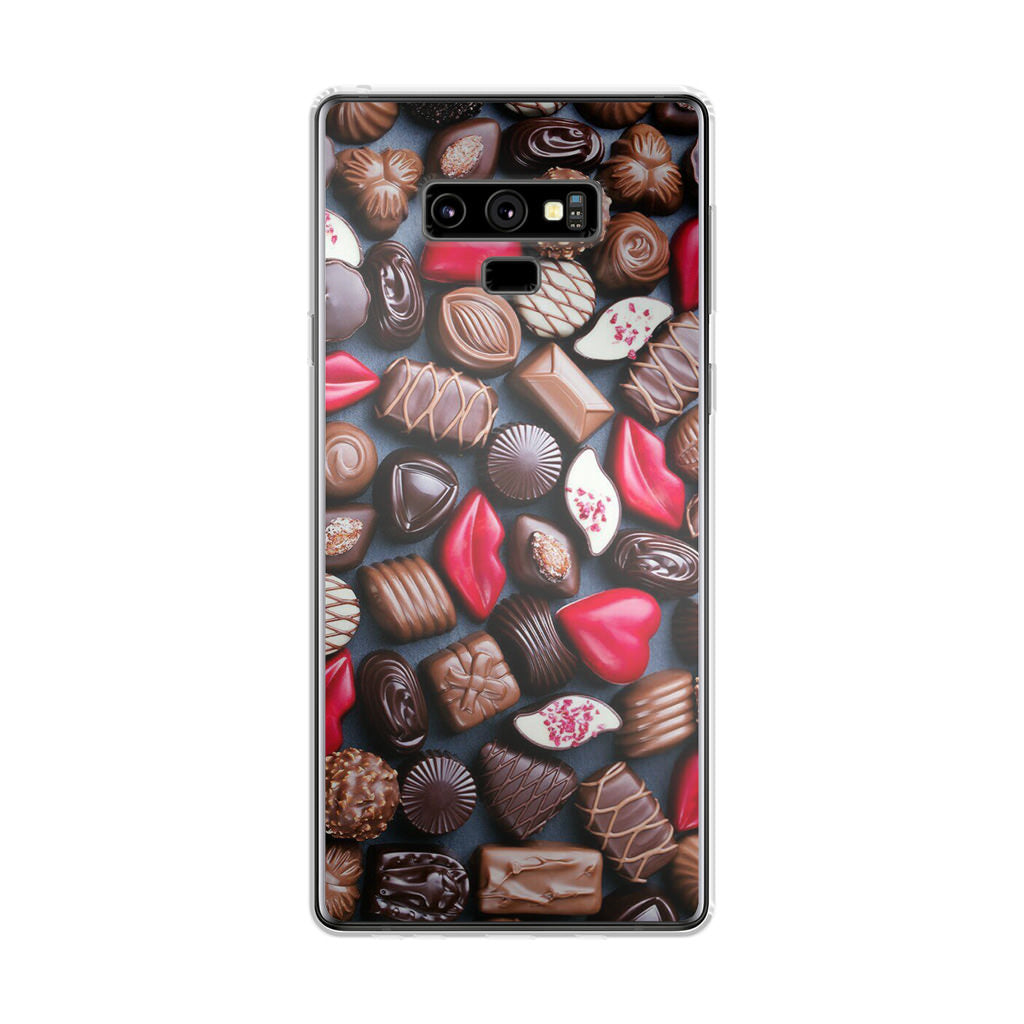 I Love Choco Pattern Galaxy Note 9 Case