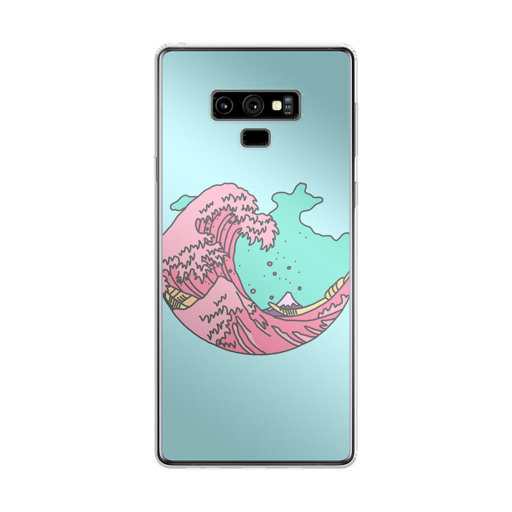 Japanese Pastel Wave Galaxy Note 9 Case