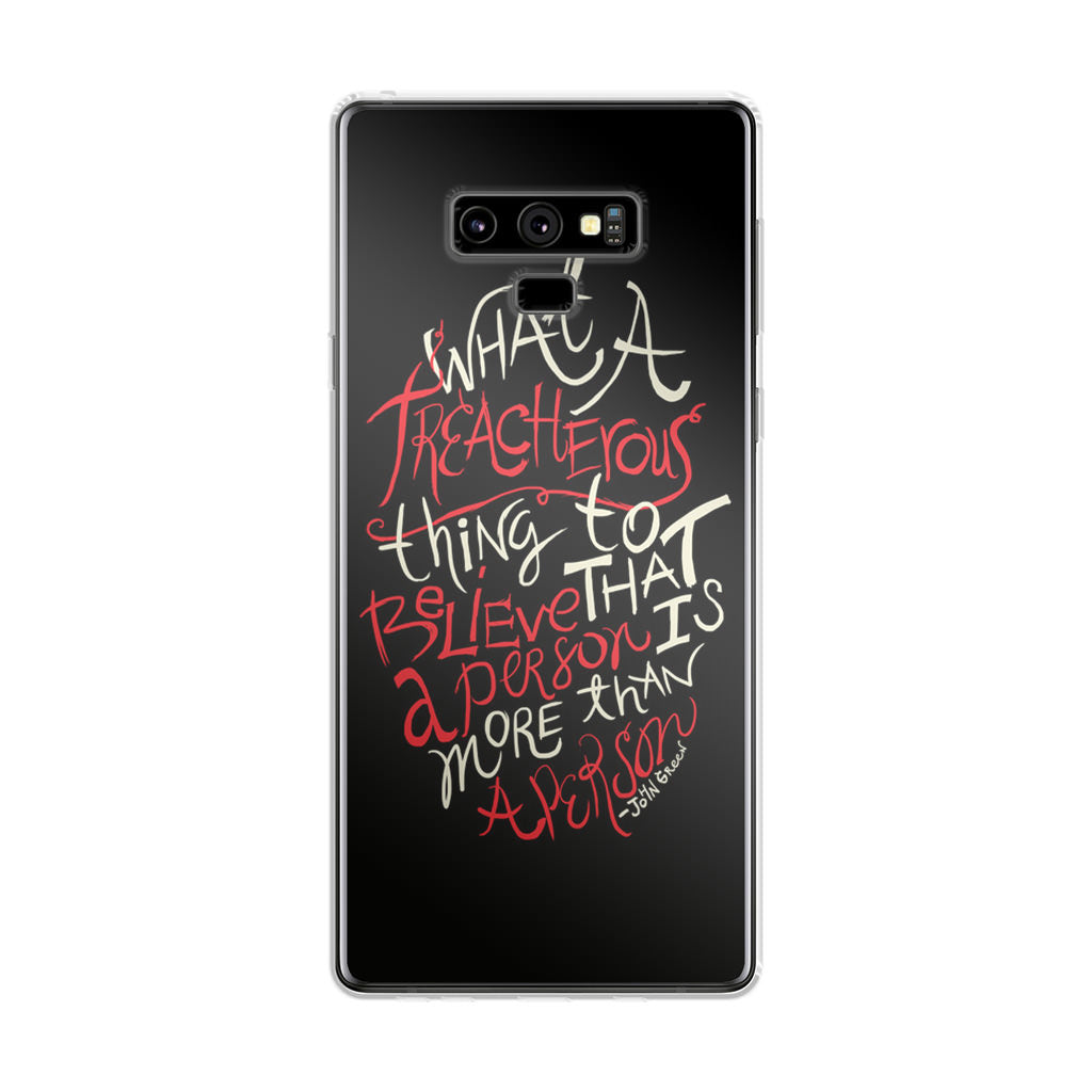 John Green Quotes More Than A Person Galaxy Note 9 Case