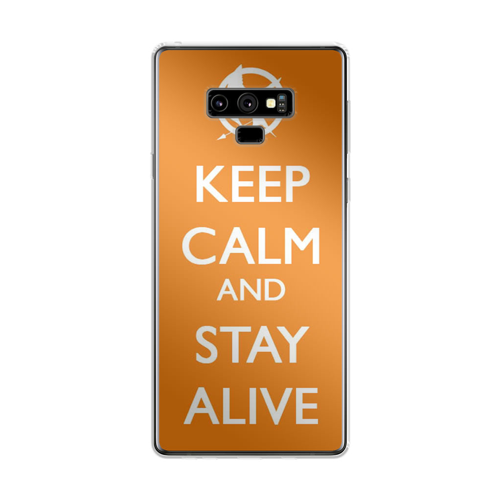 Keep Calm and Stay Alive Galaxy Note 9 Case