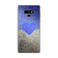 Love Glitter Blue and Grey Galaxy Note 9 Case