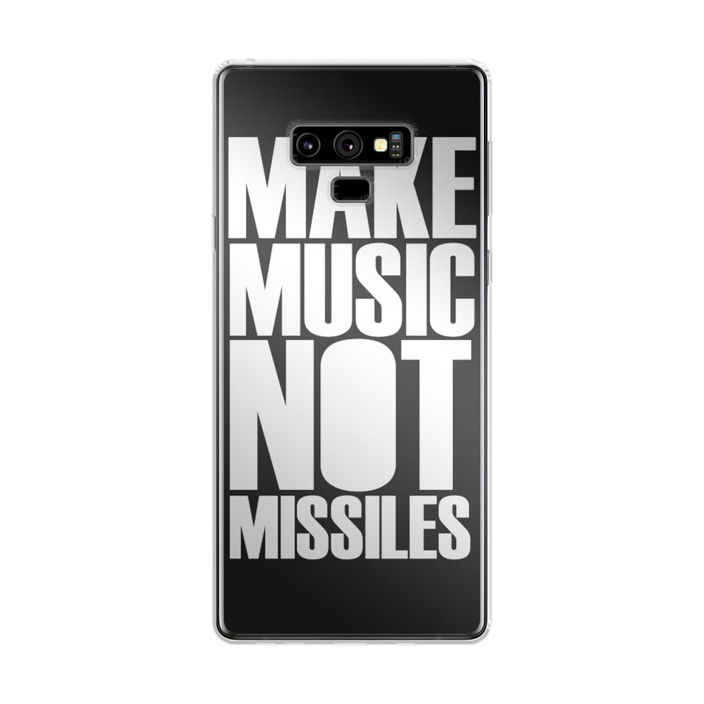 Make Music Not Missiles Galaxy Note 9 Case
