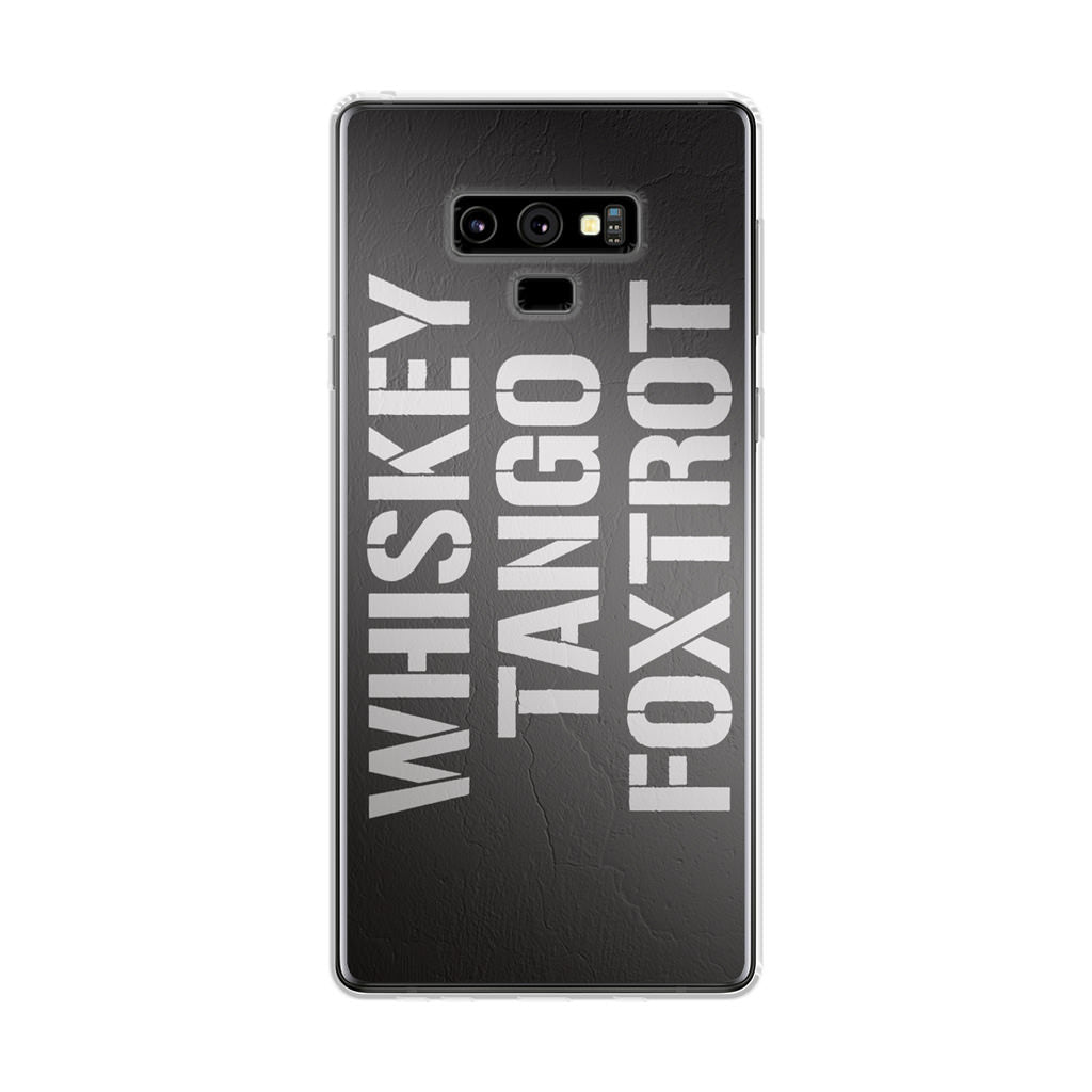 Military Signal Code Galaxy Note 9 Case