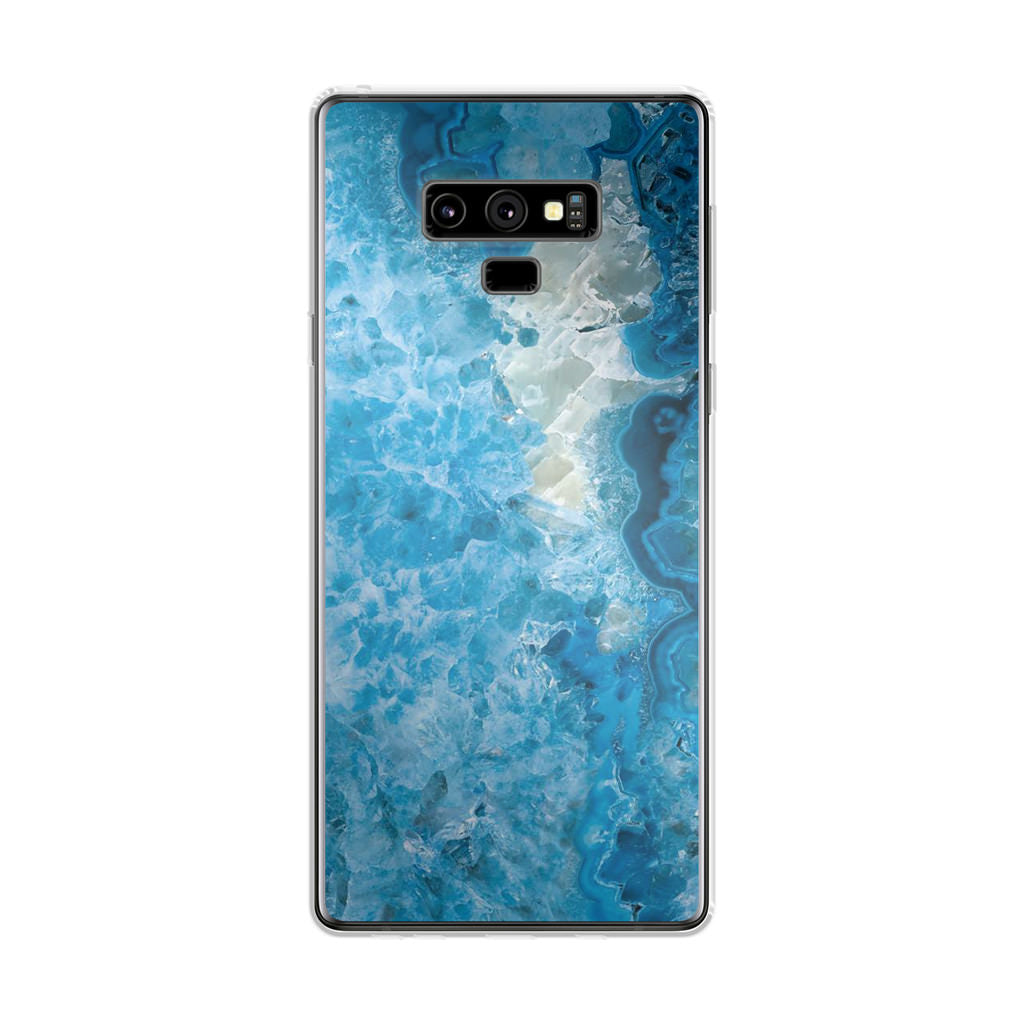 Navy Blue Marble Galaxy Note 9 Case