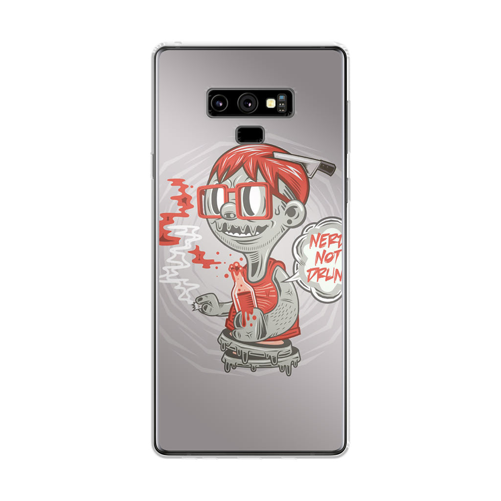 Nerd Not Drunk Zombie Galaxy Note 9 Case