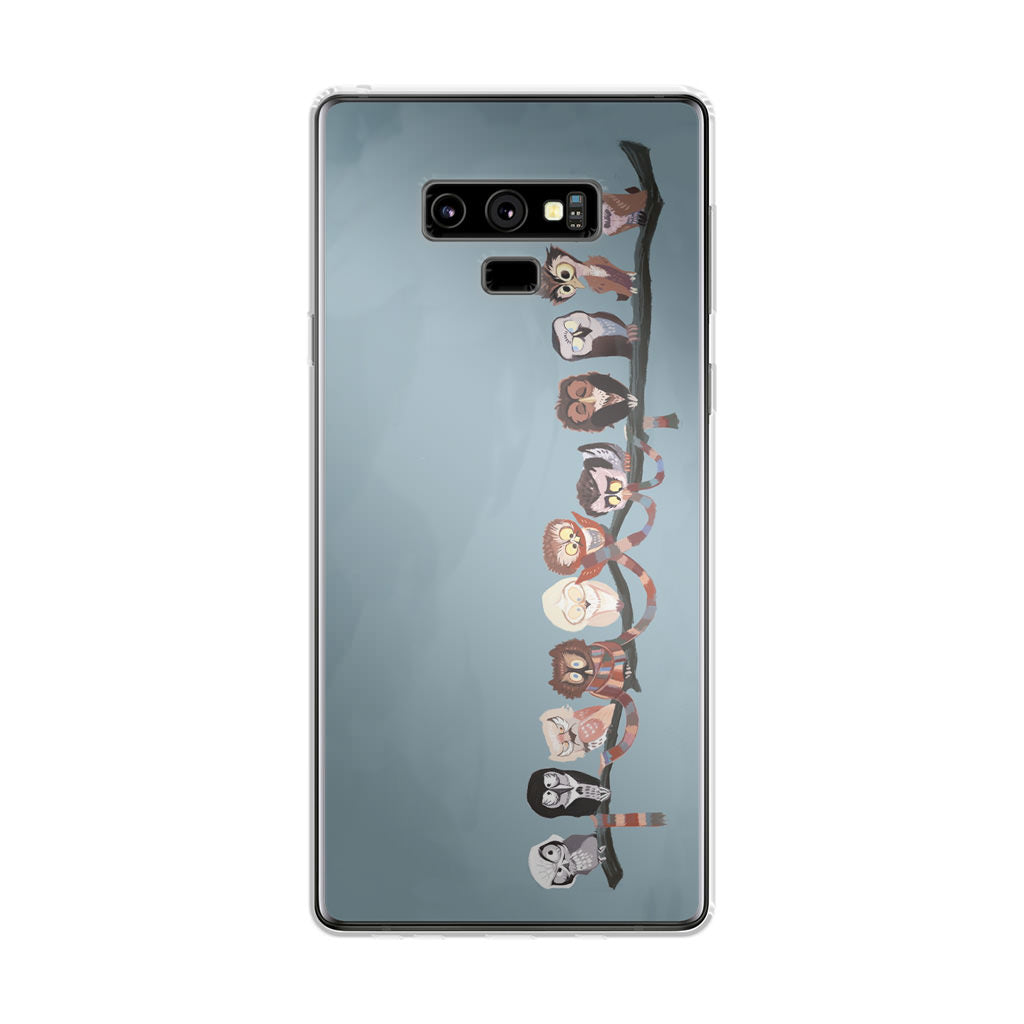 Owls on The Branch Galaxy Note 9 Case