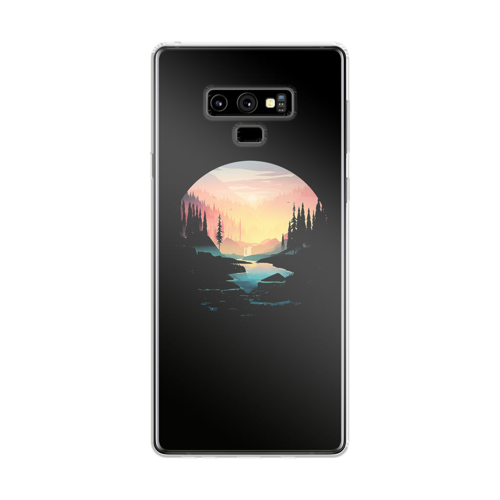 River Path at Dusk Galaxy Note 9 Case