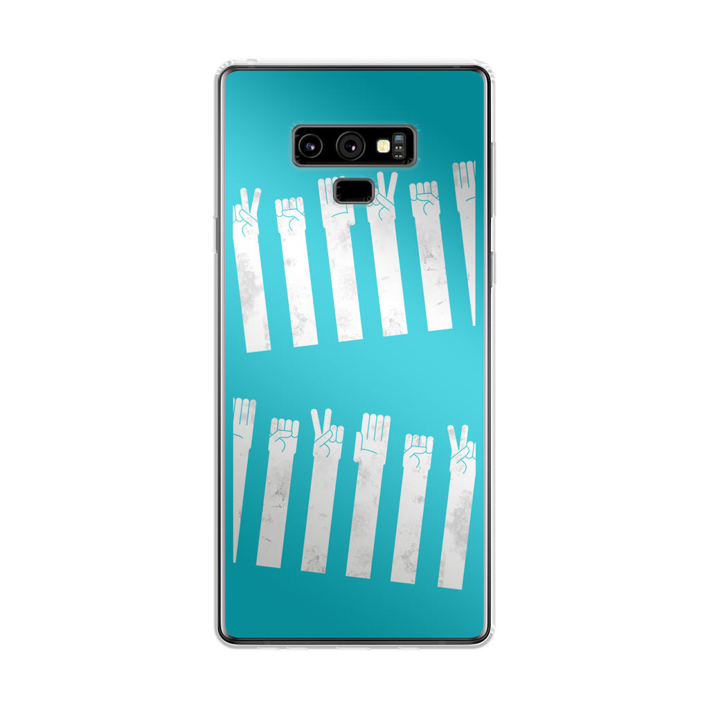 Rock Paper Scissors Zebra Crossing Galaxy Note 9 Case