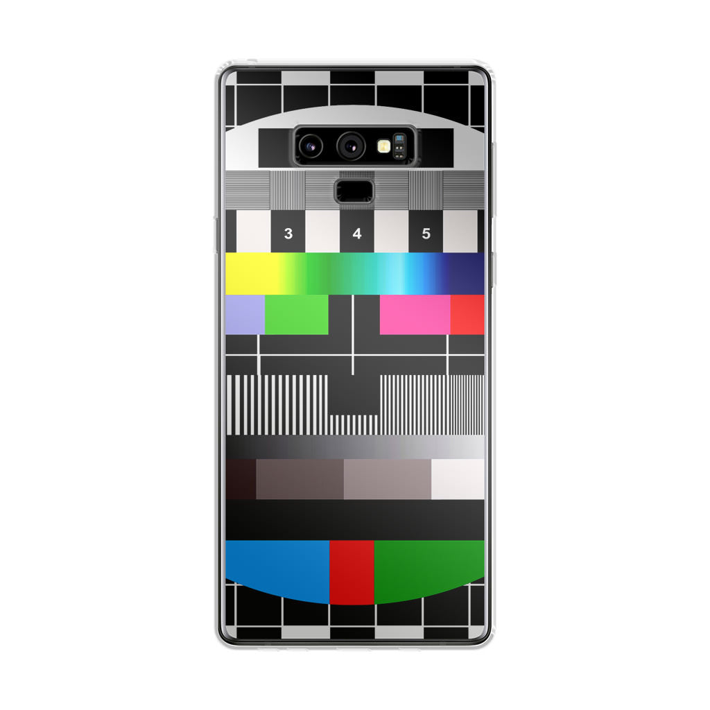 Scheme Pause TV Colorful Mesh Galaxy Note 9 Case