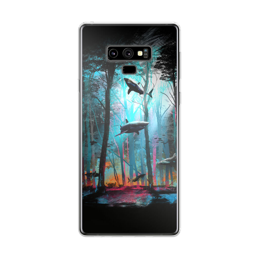 Shark Forest Galaxy Note 9 Case