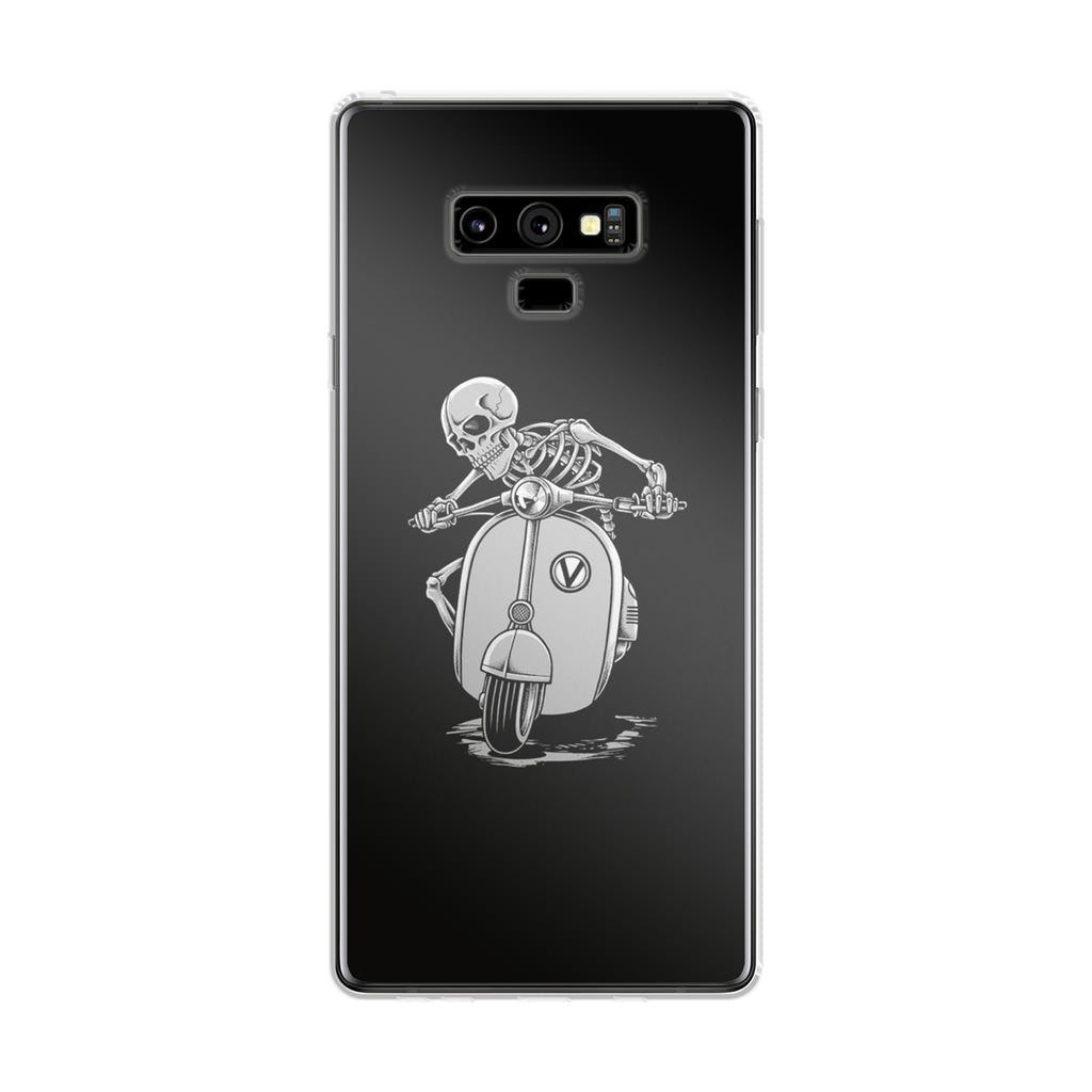 Skeleton Rides Scooter Galaxy Note 9 Case