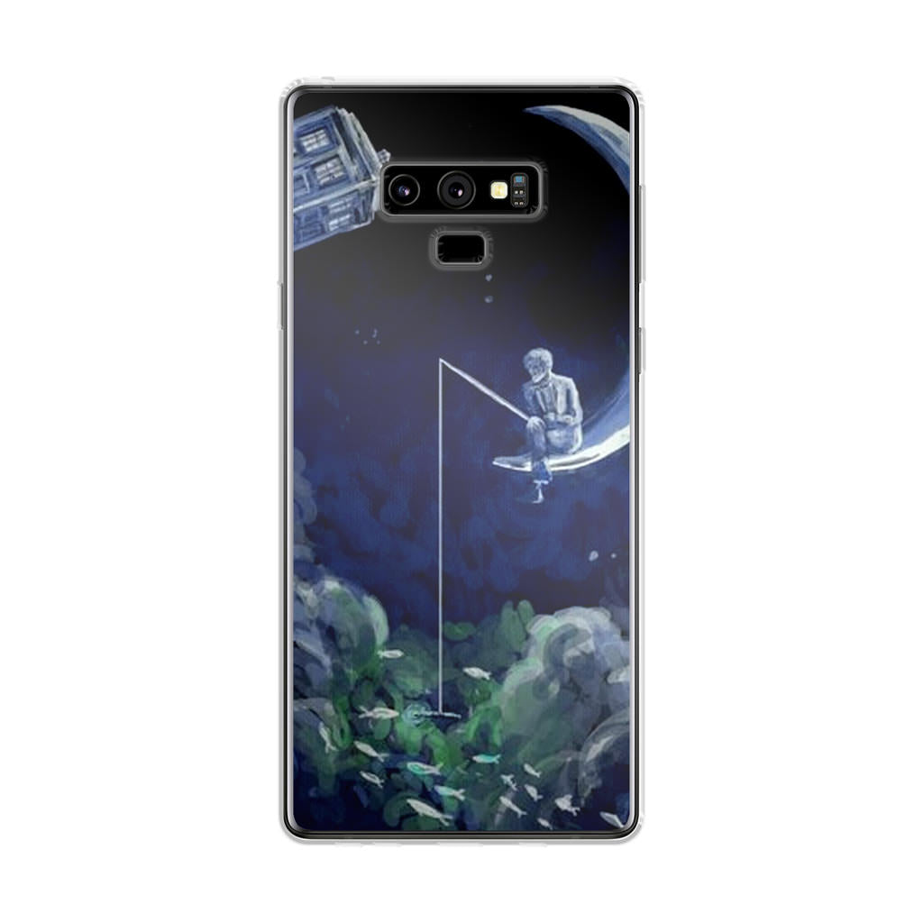 Tardis Walking To The Moon Galaxy Note 9 Case