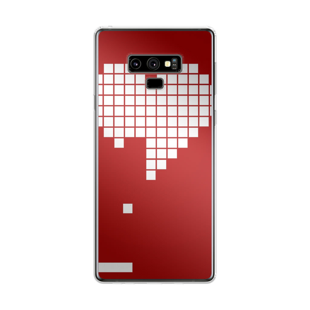 Tetris Heart Galaxy Note 9 Case