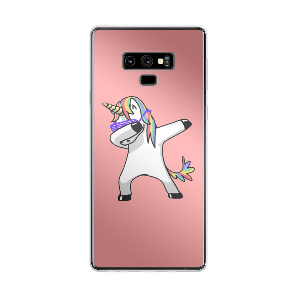 Unicorn Dabbing Pink Galaxy Note 9 Case