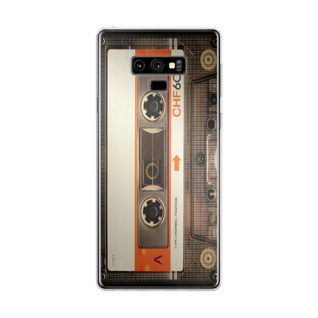 Vintage Audio Cassette Galaxy Note 9 Case