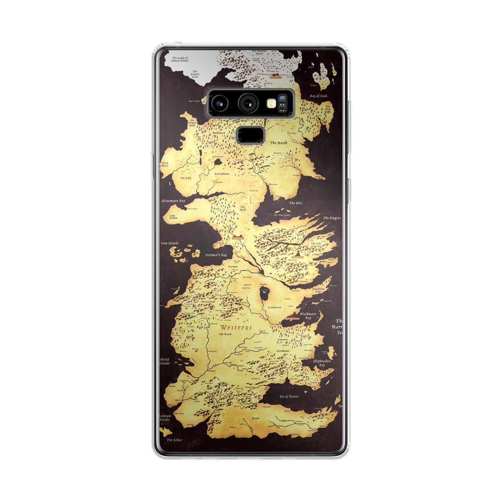 Westeros Map Galaxy Note 9 Case