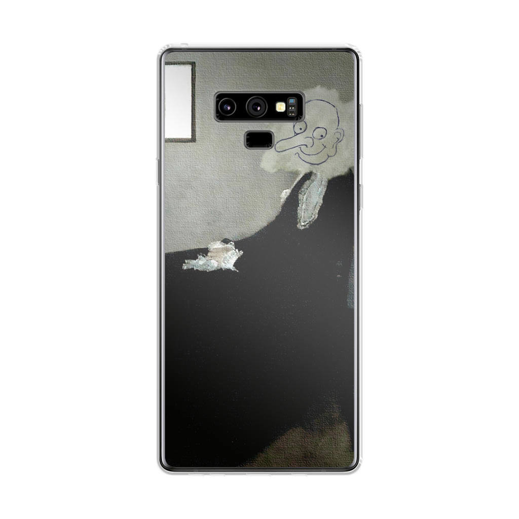 Whistler's Mother by Mr. Bean Galaxy Note 9 Case