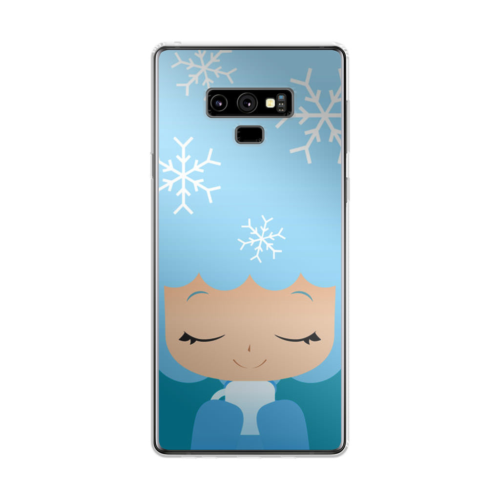 Winter Afro Girl Galaxy Note 9 Case