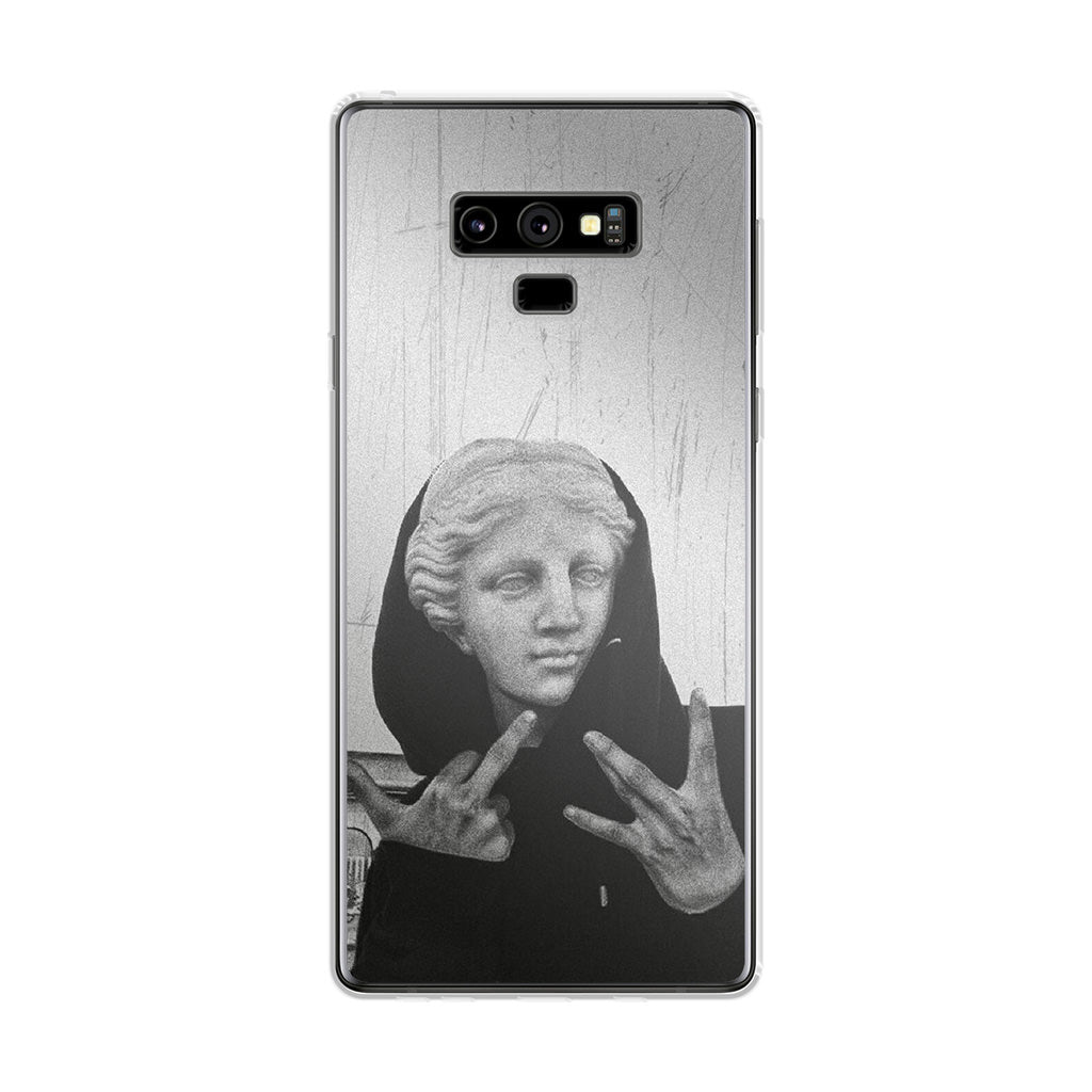 Greek Statue Wearing Hoodie Galaxy Note 9 Case