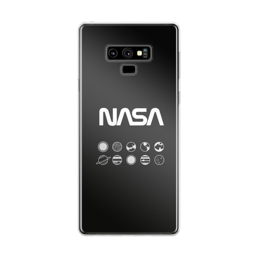 NASA Minimalist Galaxy Note 9 Case