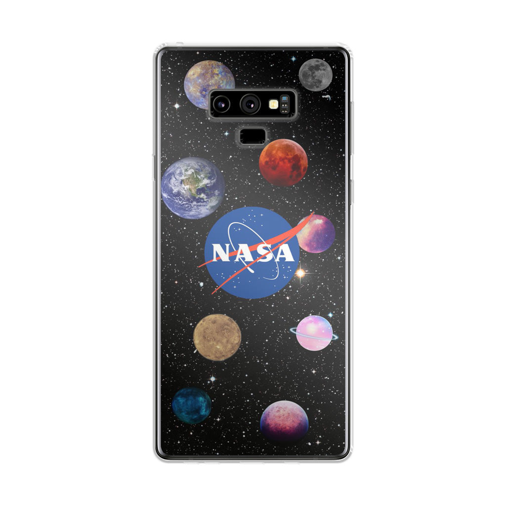 NASA Planets Galaxy Note 9 Case