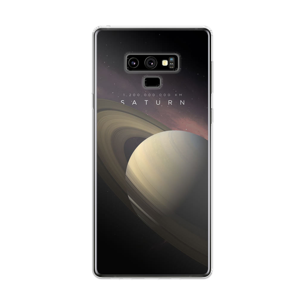 Planet Saturn Galaxy Note 9 Case