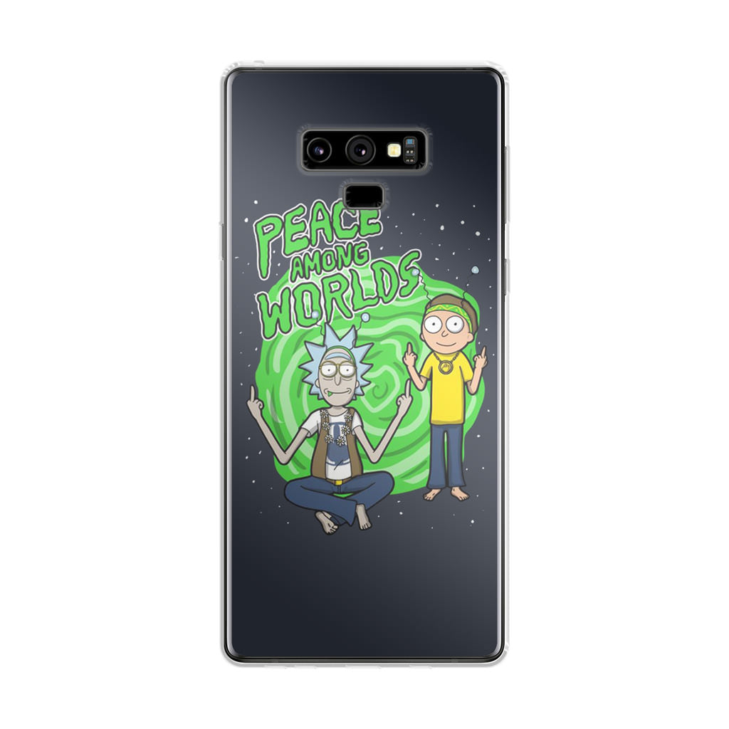 Rick And Morty Peace Among Worlds Galaxy Note 9 Case