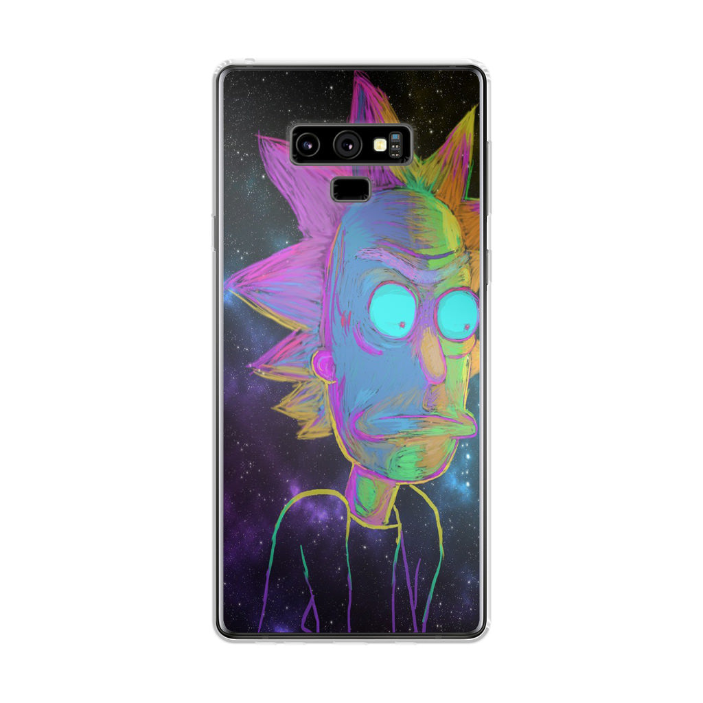 Rick Colorful Crayon Space Galaxy Note 9 Case