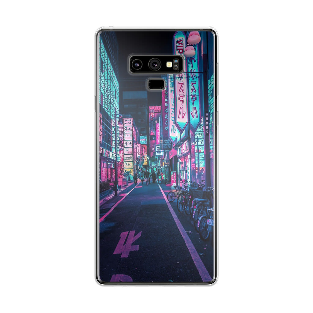 Tokyo Street Wonderful Neon Galaxy Note 9 Case