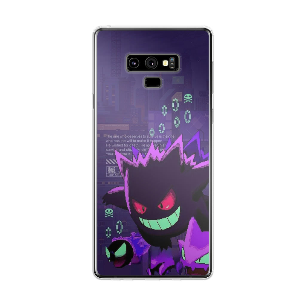 Gengar Pixel Art Galaxy Note 9 Case