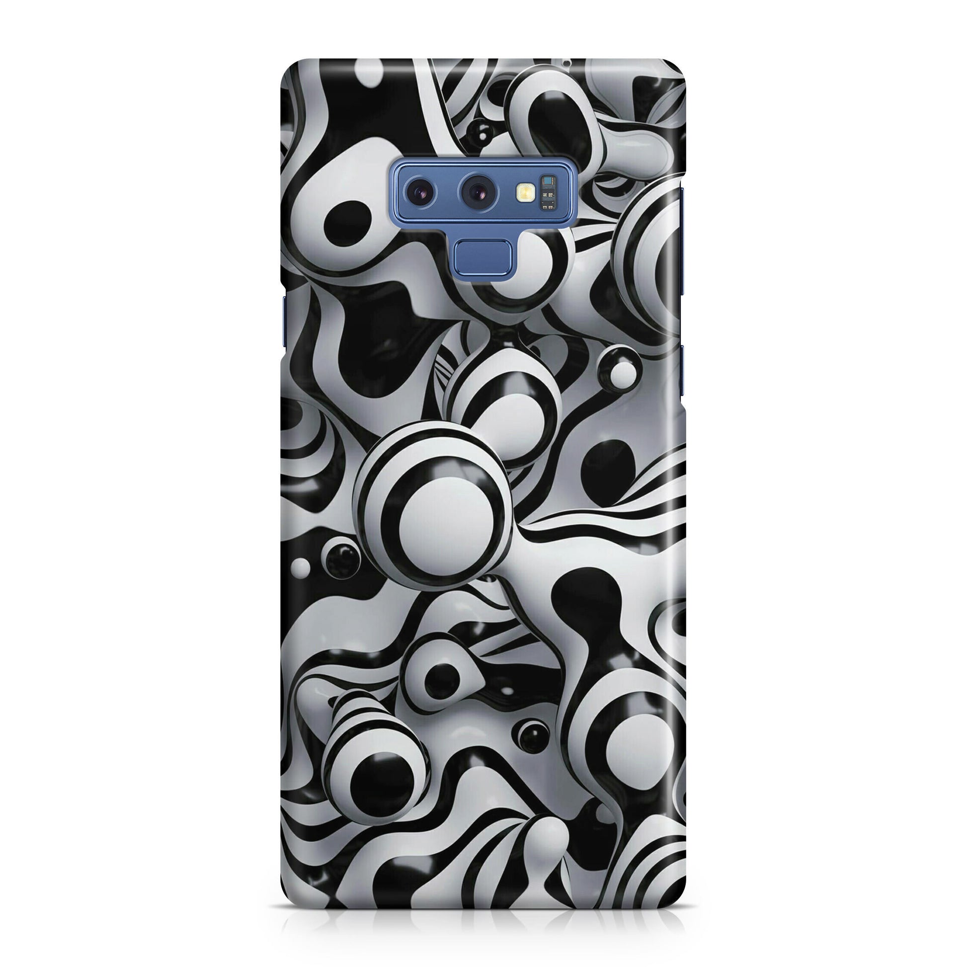 Abstract Art Black White Galaxy Note 9 Case