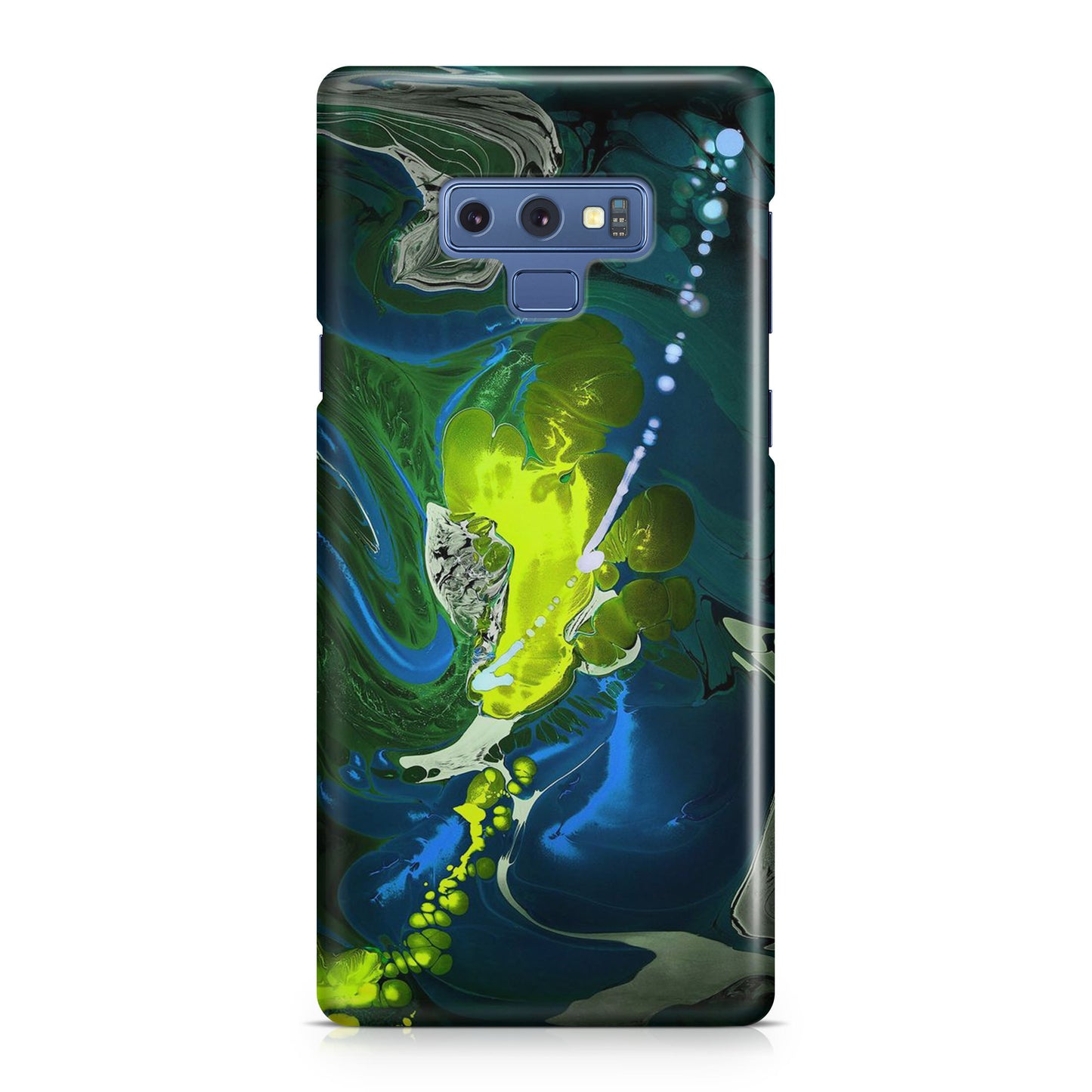 Abstract Green Blue Art Galaxy Note 9 Case