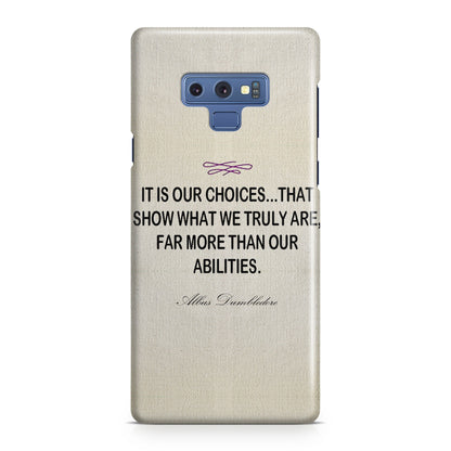 Albus Dumbledore Quote Galaxy Note 9 Case
