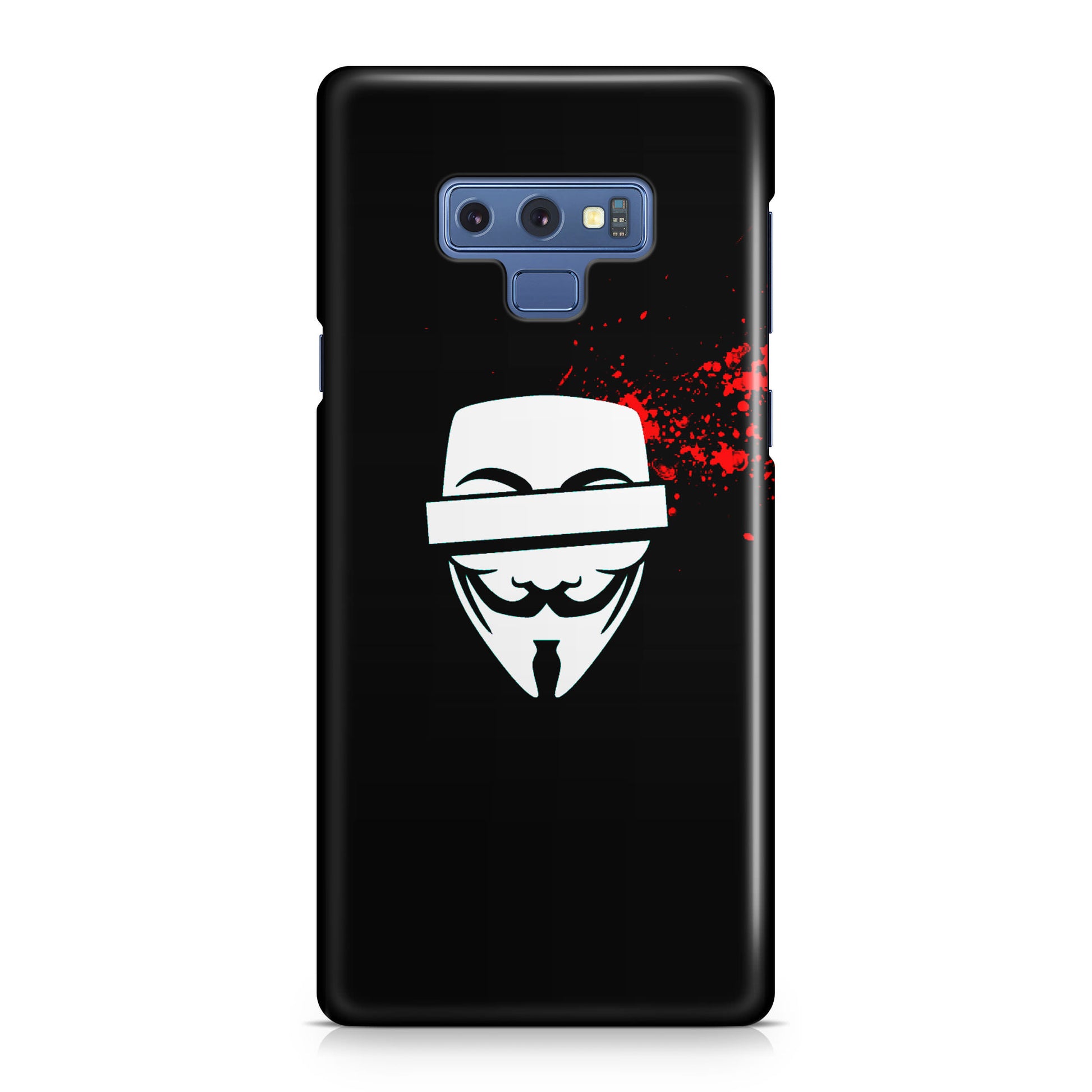 Anonymous Blood Splashes Galaxy Note 9 Case