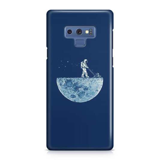 Astronaut Mowing The Moon Galaxy Note 9 Case