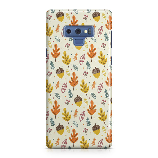 Autumn Things Pattern Galaxy Note 9 Case
