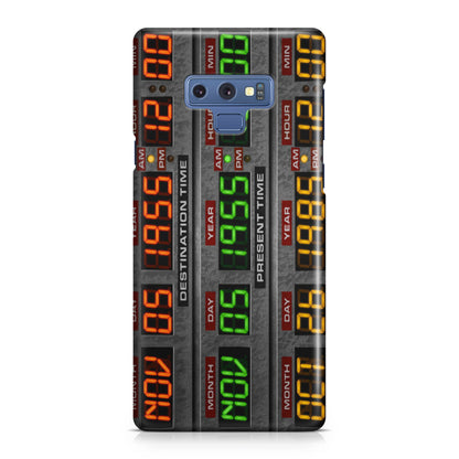 Back To The Future Time Circuits Galaxy Note 9 Case