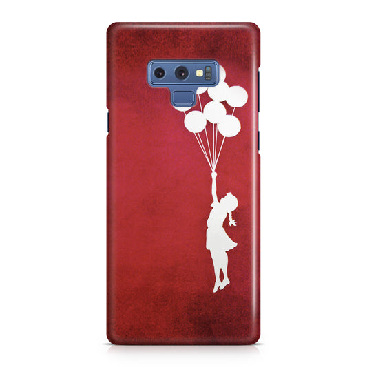 Banksy Girl With Balloons Red Galaxy Note 9 Case