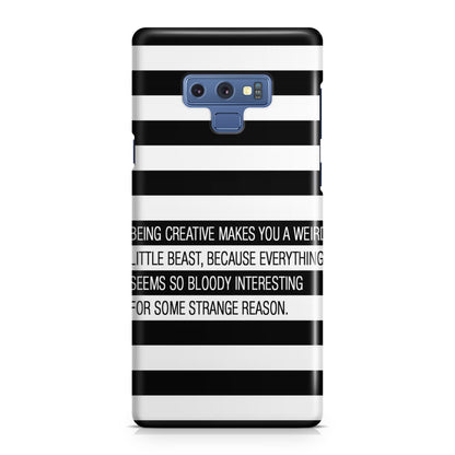 Being Creative Weird Galaxy Note 9 Case