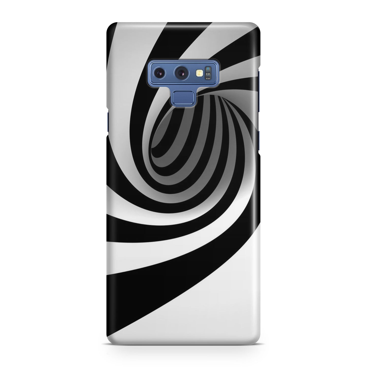 Black and White Twist Galaxy Note 9 Case