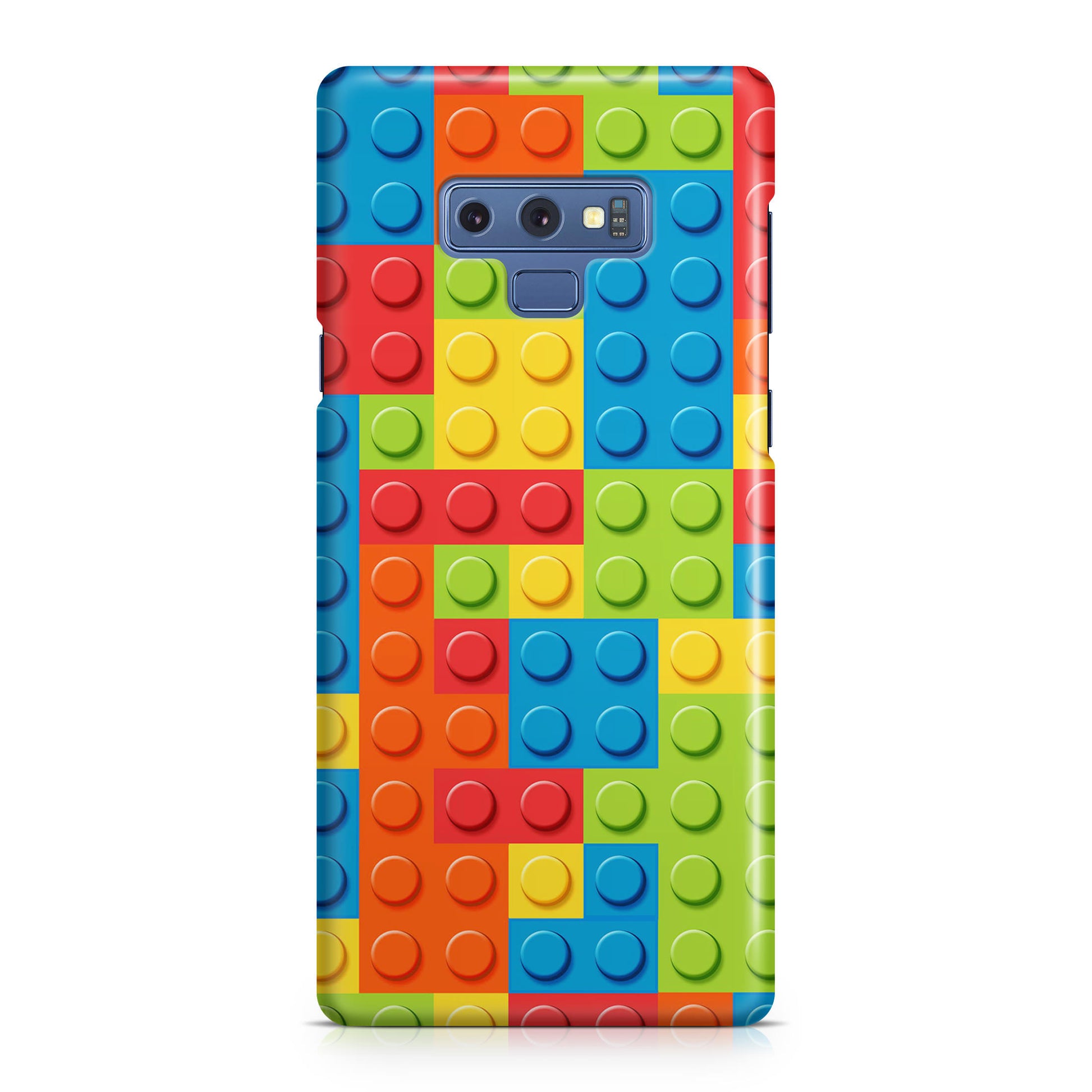 Blocks Rainbow Pattern Galaxy Note 9 Case