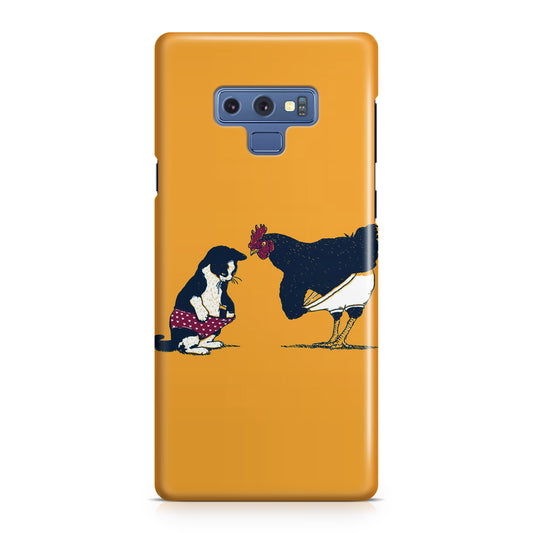 Cat Chicken Yellow Underwear Cute Galaxy Note 9 Case